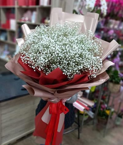 Букет цветов из: Гипсофила в Языково Республика Башкортостан
